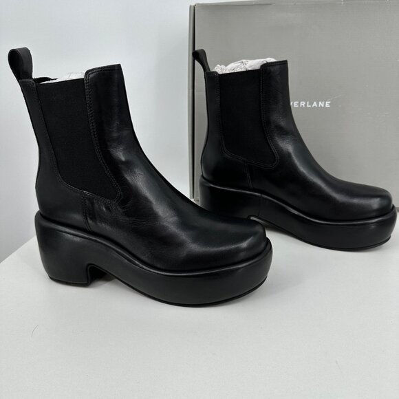 Everlane The Puffa Boot in Black size 10 Chelsea Ankle 3.25" Chunky Platform - Picture 6 of 10
